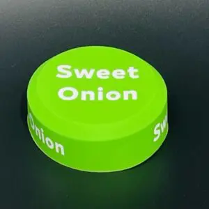 Green lid with "Sweet Onion" text.