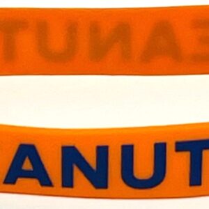 A close up of two bracelets with the word " anutur " written on them.