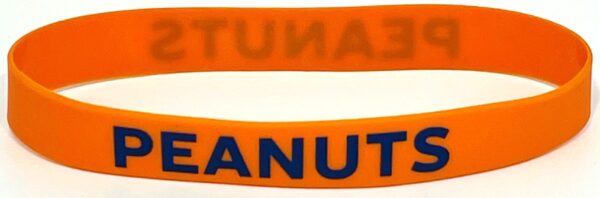 A close up of two bracelets with the word " anutur " written on them.