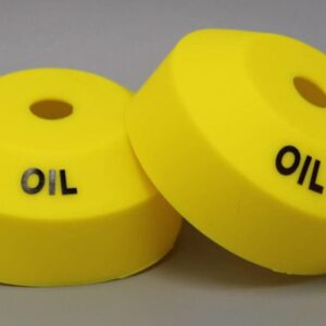 Yellow oil filters with "OIL" text.