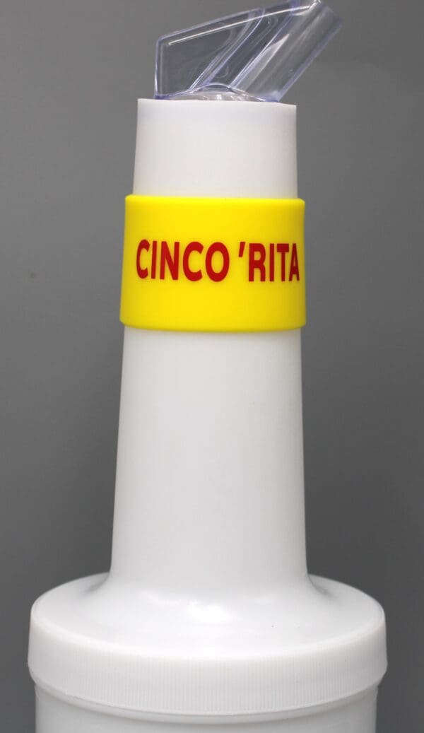 White container with "CINCO'RITA" yellow label.