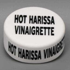 HOT HARISSA VINAIGRETTE- FIFO Lid Wrap